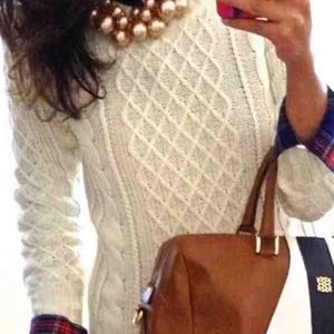 Cream Chunky Sweater