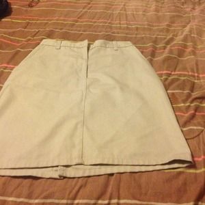 Girls khaki skirt