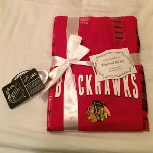 NHL Chicago Blackhawks Flannel PJ set