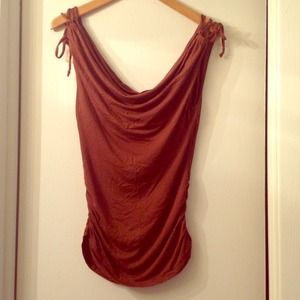 Brown sexy Arden B top