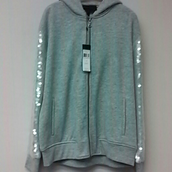 bcbg jacket hood sz sm