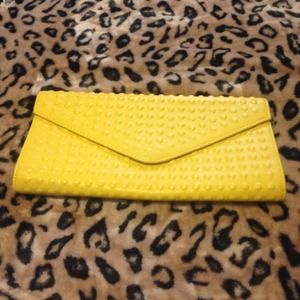 Yellow long clutch