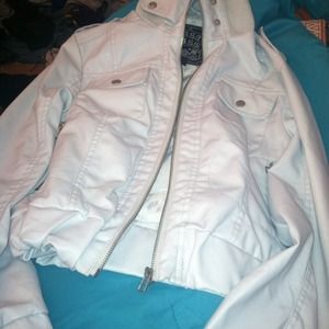 Leather Jacket .