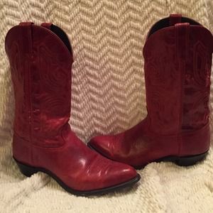 Red Cowboy boots