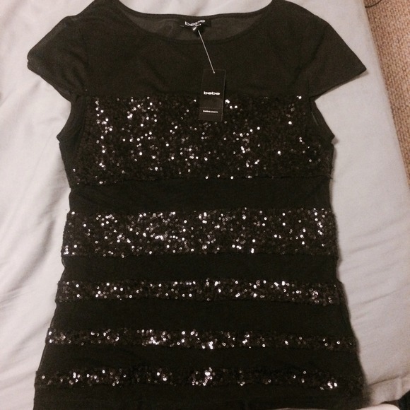 Bebe Mesh with sequin