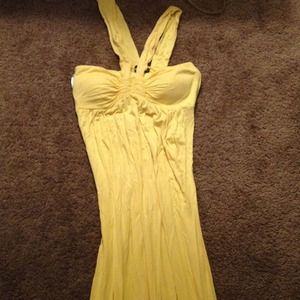 Beautiful yellow maxi dress