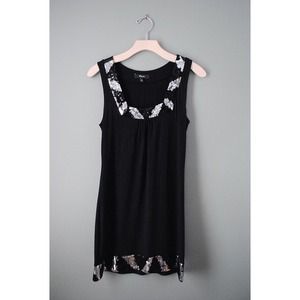 Vintage style sequin accent dress