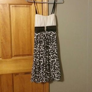 Animal print dress