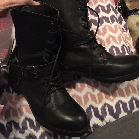 Black boots