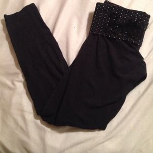 Skinny Leg Black Yoga Pants