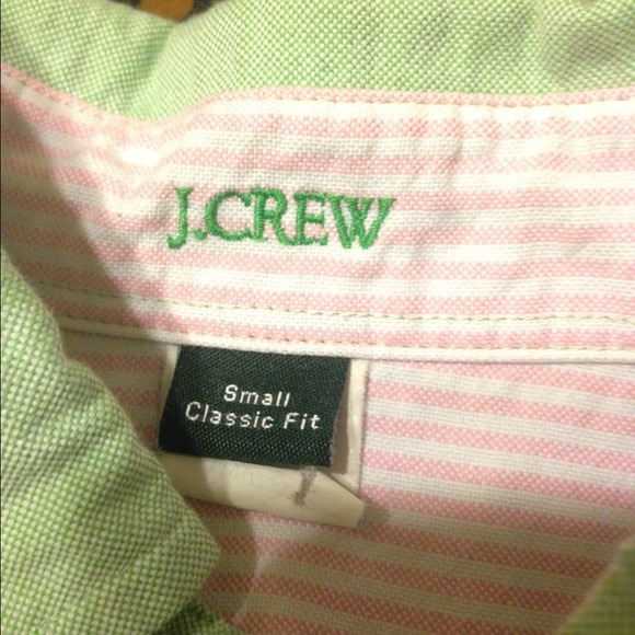 J. Crew green button down - Picture 3 of 3