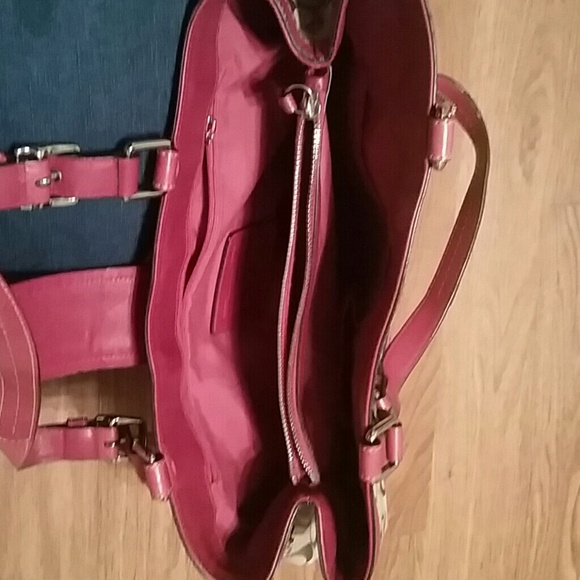 More photos Coach pink and brown - Picture 1 of 3