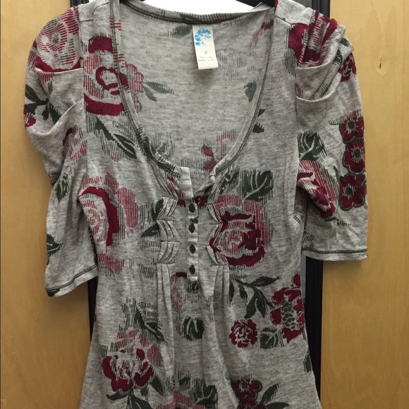 Flower print top