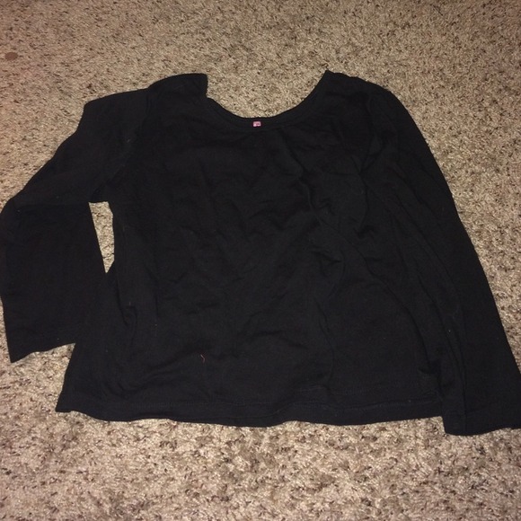 Black crop top