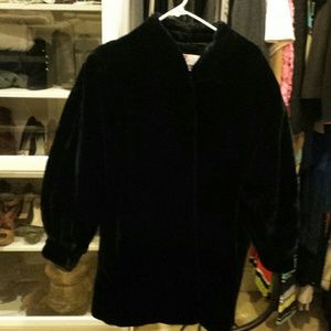 black dress coat