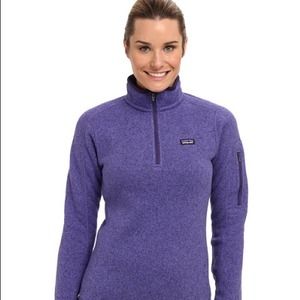 Patagonia Better sweater quarter zip purple