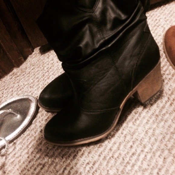 Black booties
