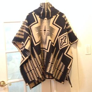 Anthropologie Wool Poncho