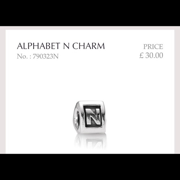 Pandora Jewelry - Alphabet N Pandora Charm
