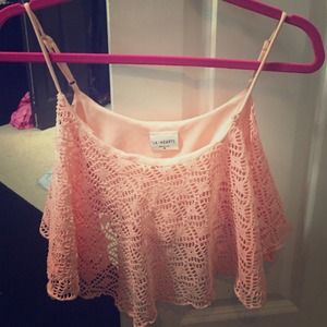 Pacsun Pink Crop Top