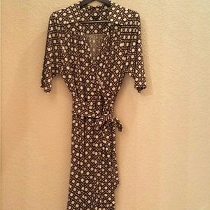 Talbots faux wrap dress - wash and wear!