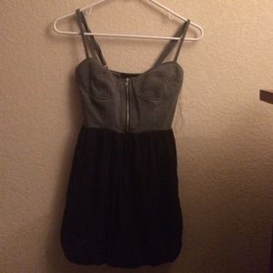 Black/grey dress