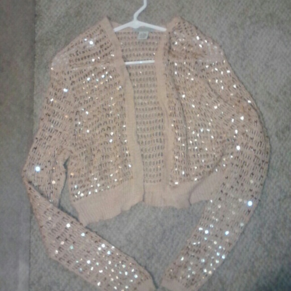 Maurices Sweaters - Gorgeous Gold sequins cardigan