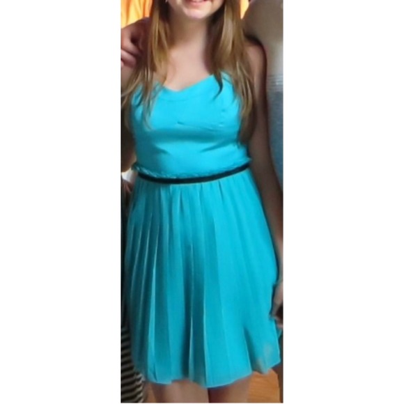 Teal dress