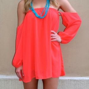 Sassy orange dress! NWOT