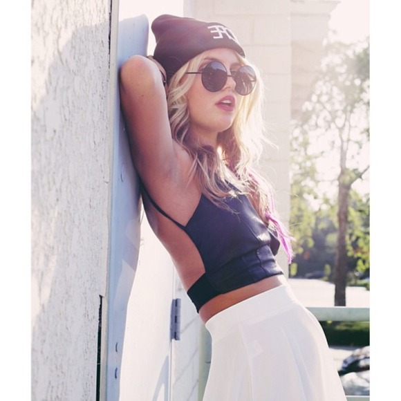White Skater Girl Skirt