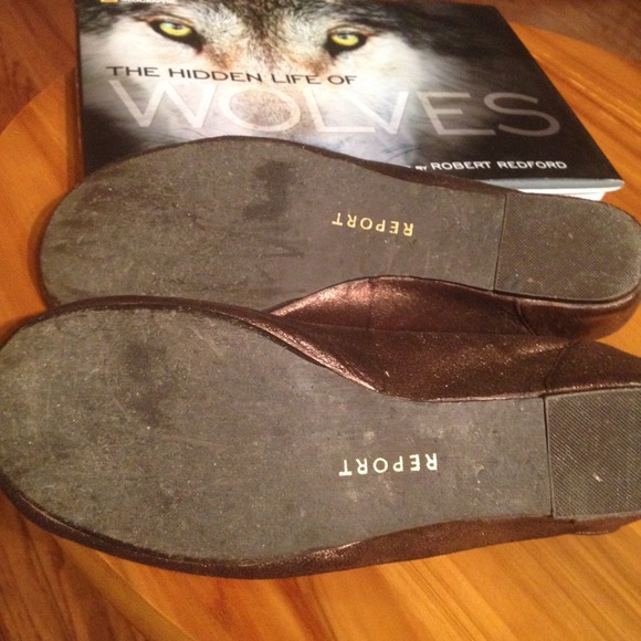 SALE💫Report Camila Bronze Leather Flats - Picture 4 of 4