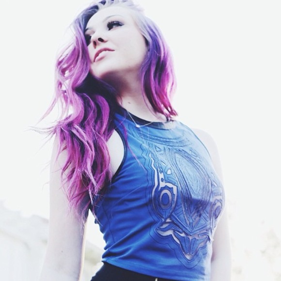 Leather & Lace Top