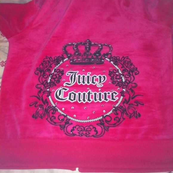 Hot pink Juicy couture velour