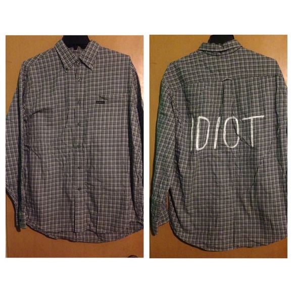 Tops - MICHAEL CLIFFORD 5SOS IDIOT FLANNEL
