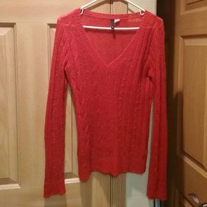 H&M Rustic orange sweater worn a couple times