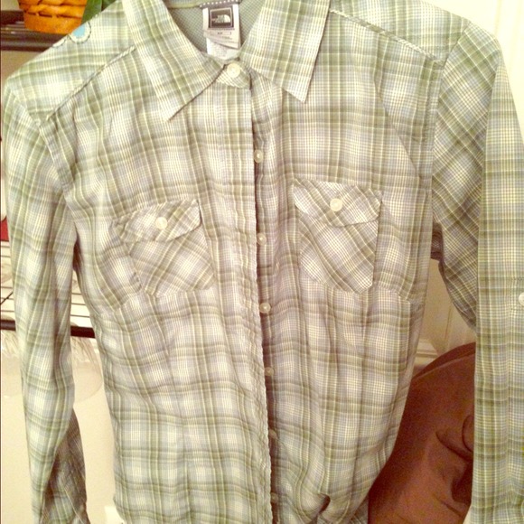 North Face Button Up Flannel