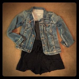 Forever 21 black and white romper