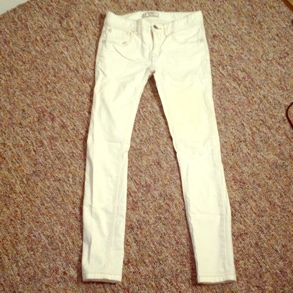 Free People White Jeans