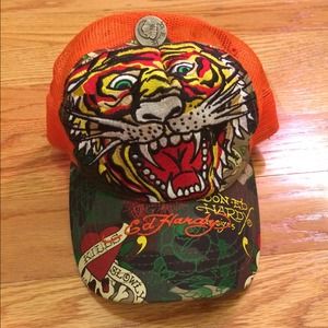 Authentic Ed Hardy Embroidered Hat