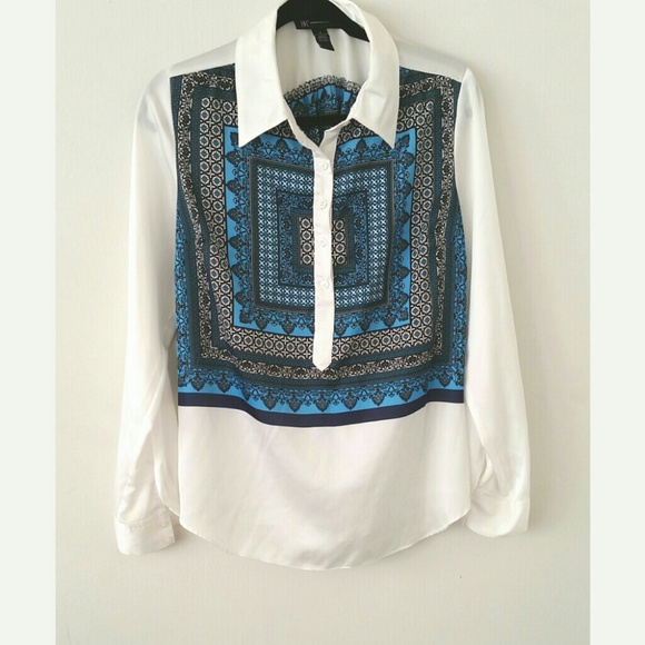 INC Ethnic Print Tunic Size 12
