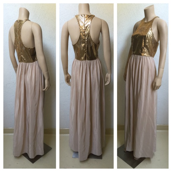 Beautiful Gold Top Dress