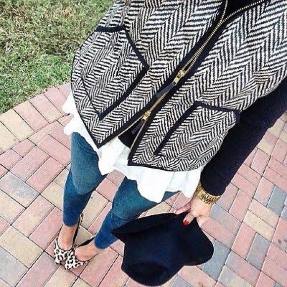 Jcrew Factory Herringbone Vest