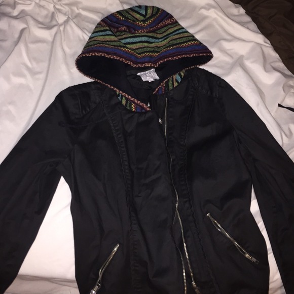 *sold****Boho hooded jacket