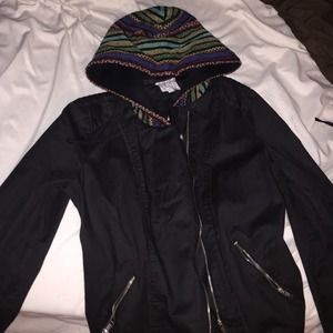 *sold****Boho hooded jacket