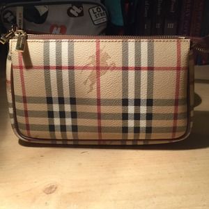 Authentic BURBERRY clutch