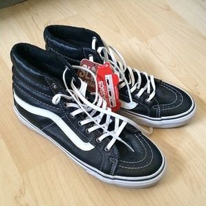 Vans Leather Sk8-hi Slims