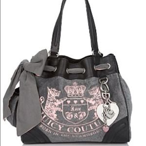 Juicy couture gray daydreamer handbag