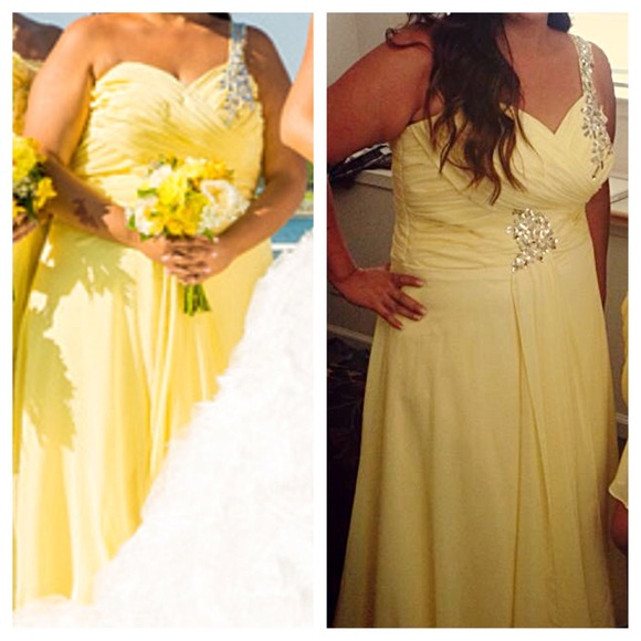 Formal dress with rhinestones - Picture 2 of 4