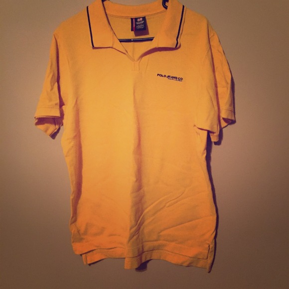 Men's Yellow Polo