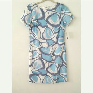 Muse Sequin Graphic Print Dress Size 10